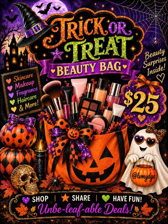 Purple-Ribbon Other - 💜 Trick or Treat Beauty Bag 💜
